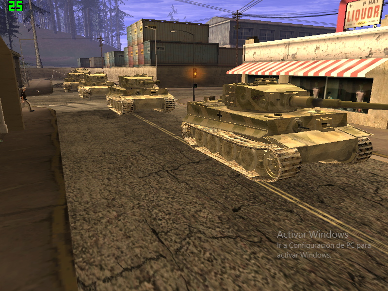 Tanques alemanes avanzan hacia el canal de Red Country